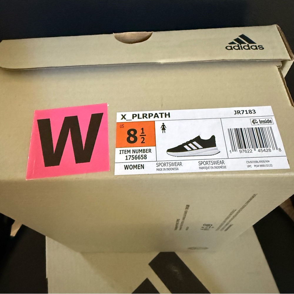 Adidas Women’s X_PLR PATH WIDE Black and White‎ Sneakers - Picture 3 of 3